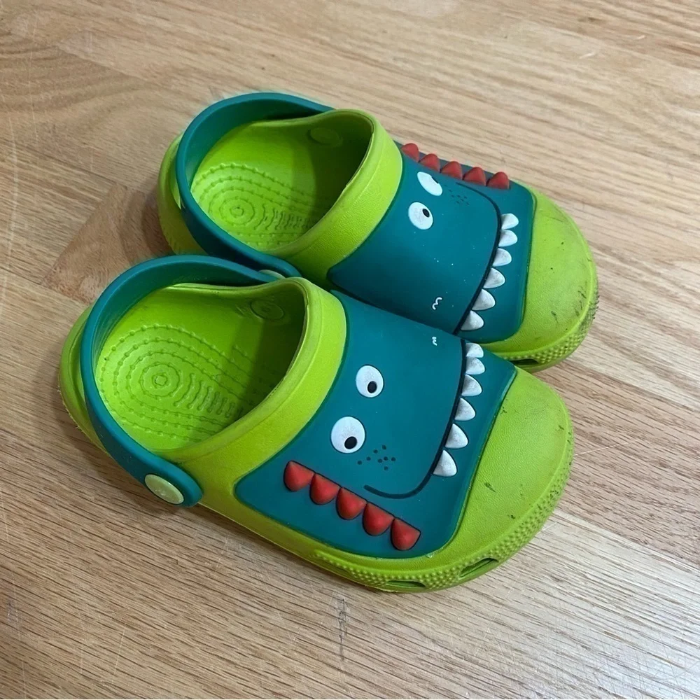 Alligator Sandal Shoes Sz 9 Toddler Green Kids Crocodile